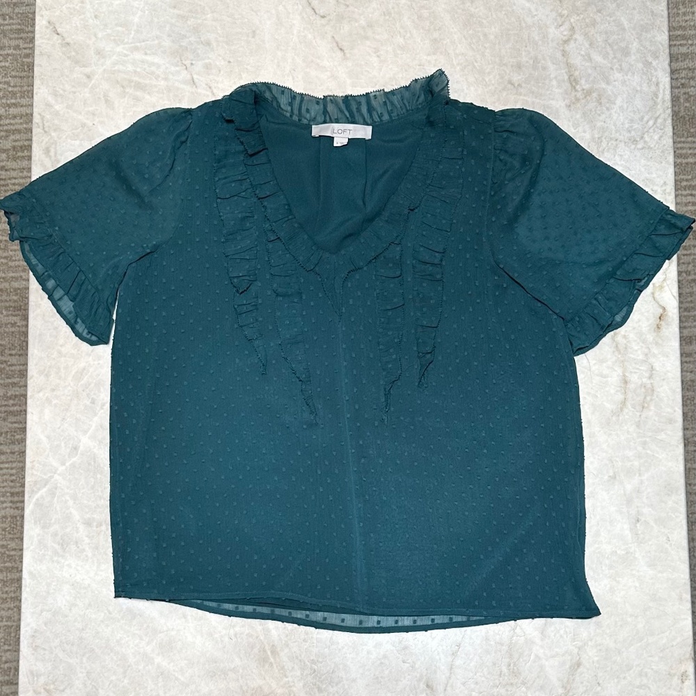 LOFT Short Sleeve Blouse